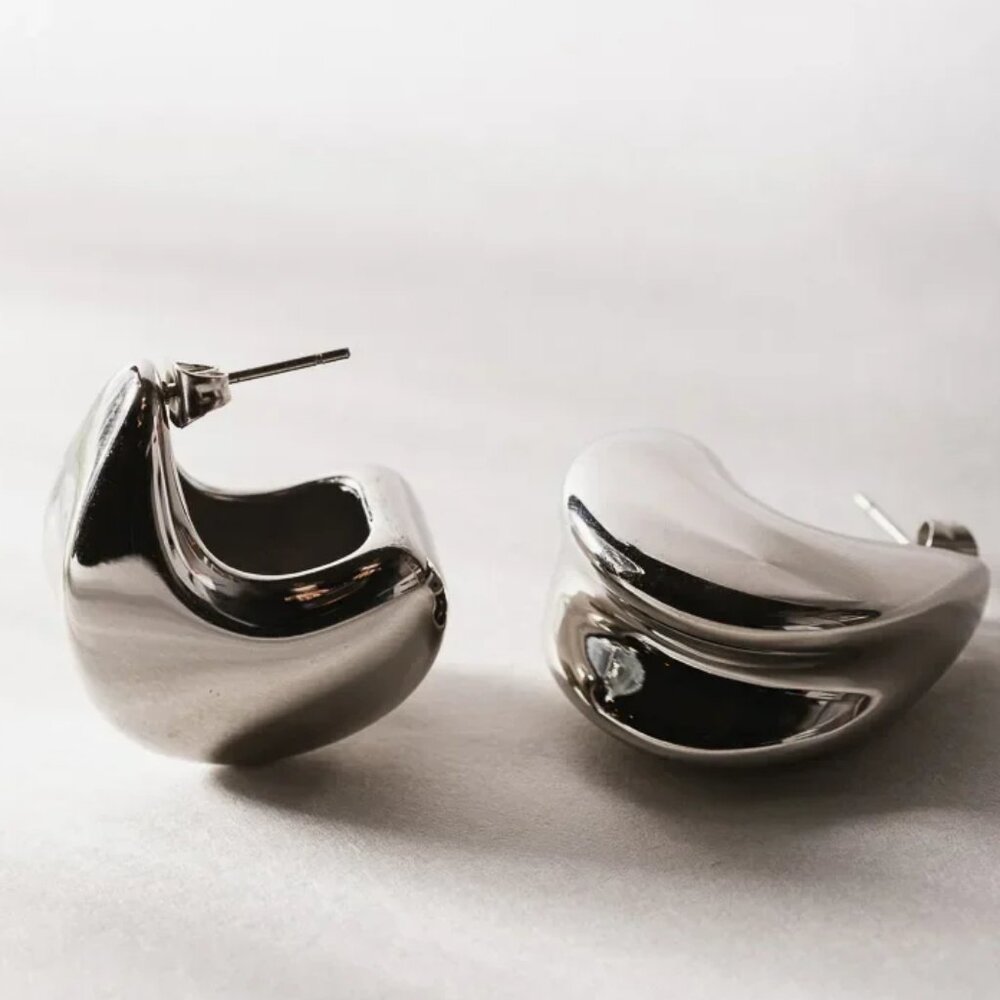 bohme MABEL EARRINGS IN SILVER/NWT